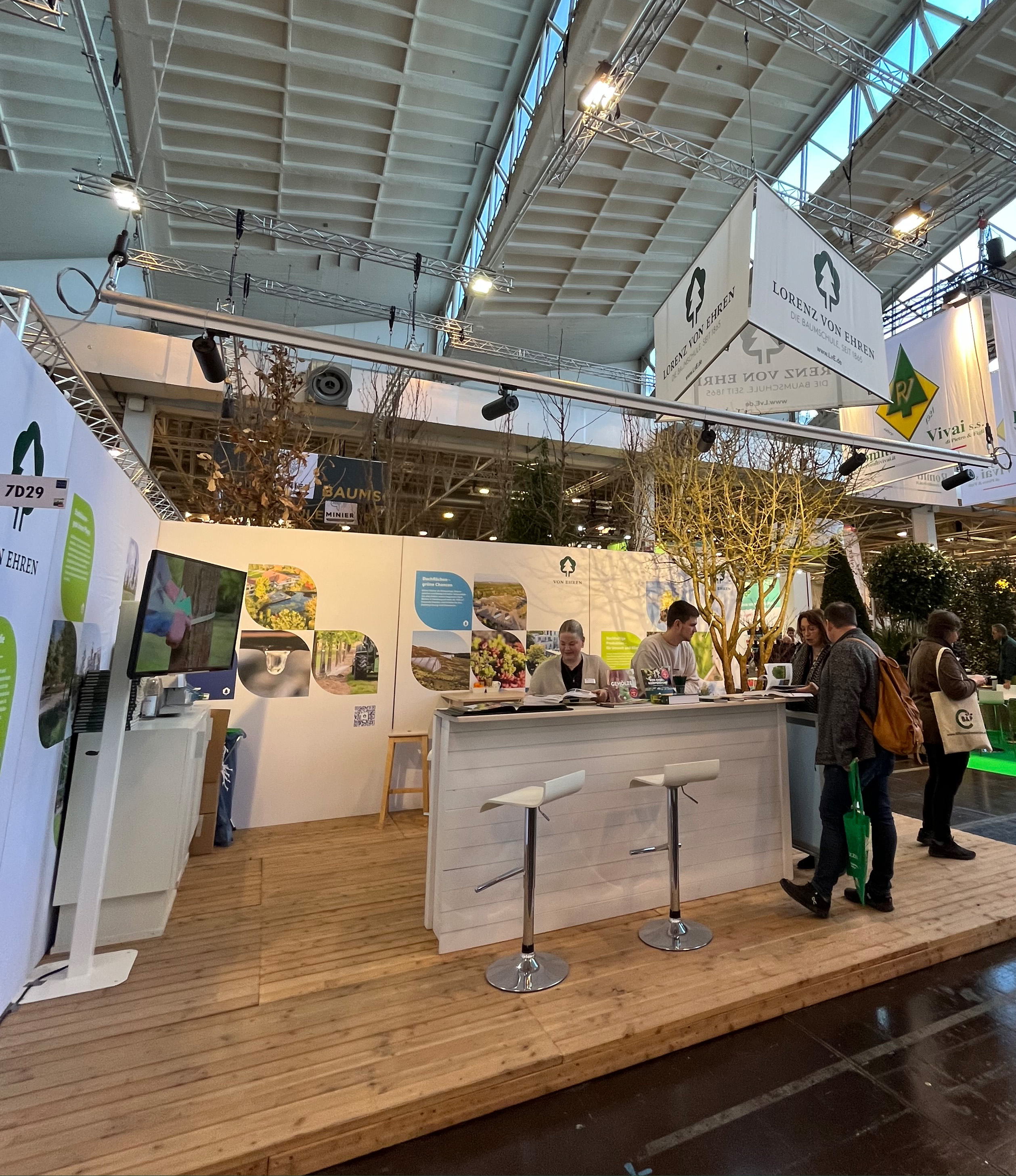 Ein Stand auf einer Messe