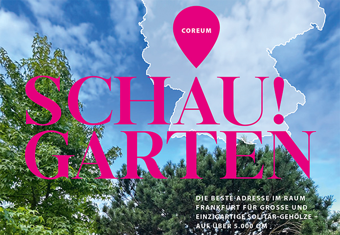 Titelbild Schaugarten Coreum
