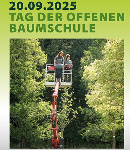 3. Tag Jubiläum 2025 Einladung zum Tag der offenen Baumschule